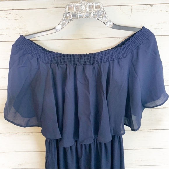 NWT Show Me Your Mumu Rich Navy Hacienda Maxi - Picture 4 of 8
